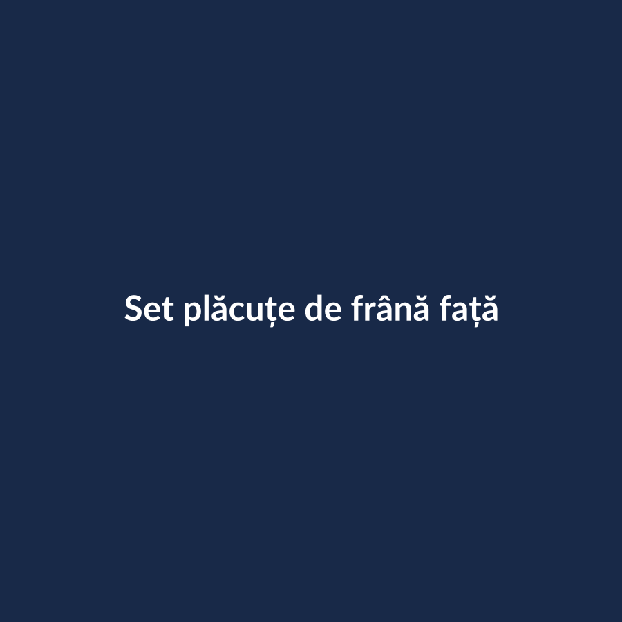Set plăcuțe de frână față - imagine demonstrativă