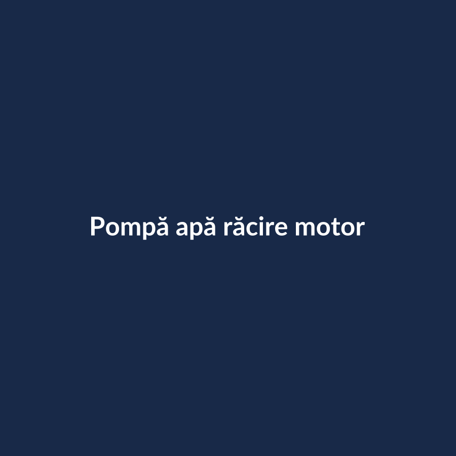 Pompă apă răcire motor - imagine demonstrativă